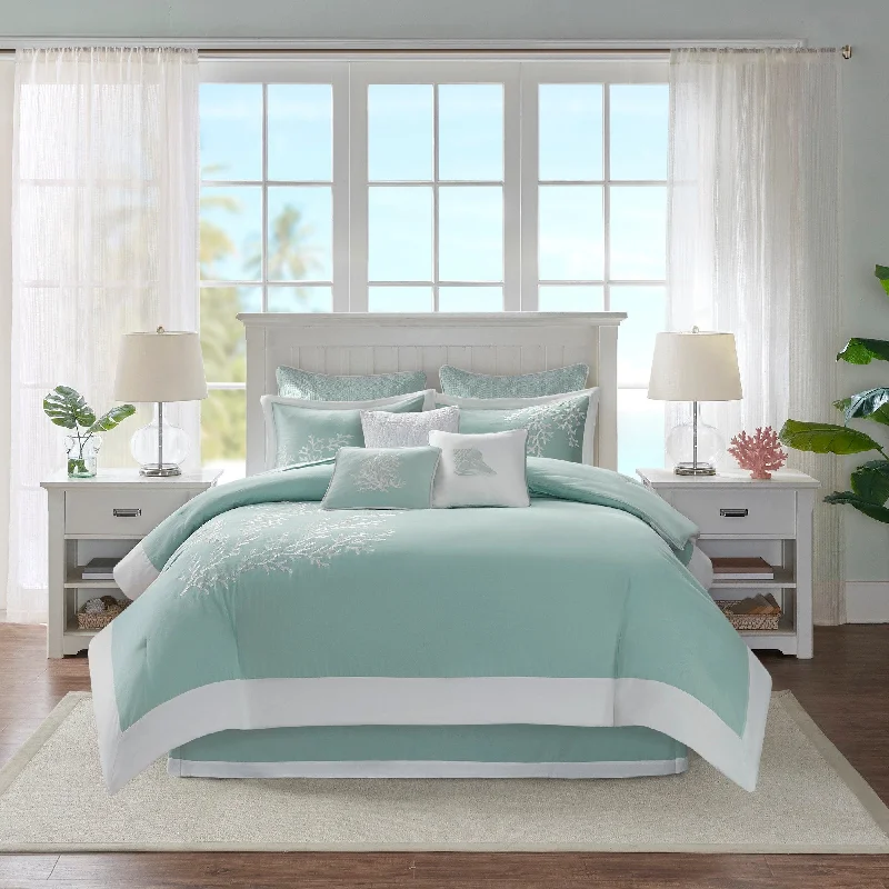 Down - filled comforters for supreme warmth and lightnessHarbor House Coastline Oversized Cotton Jacquard Comforter Set Down - filled comforters for supreme warmth and lightnessHarbor House Coastline Oversized Cotton Jacquard Comforter Set