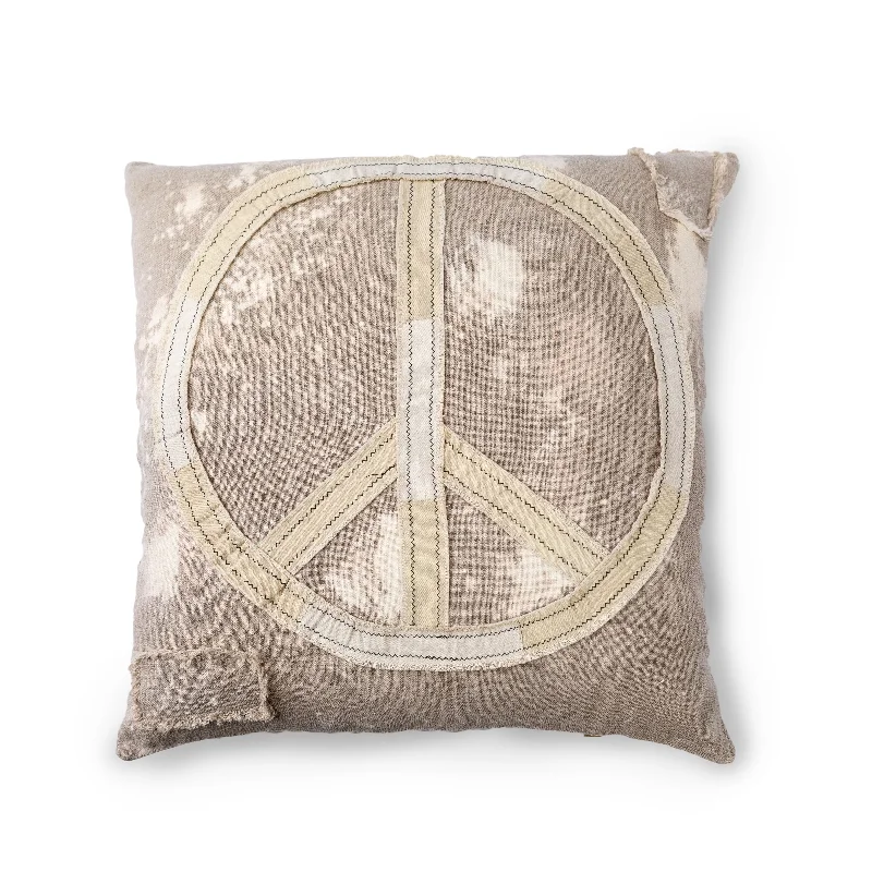 Bolster Pillows for Sofa DecorationPlush Pillows for a Cozy BedSplattered Peace Sign Pillow Bolster Pillows for Sofa DecorationPlush Pillows for a Cozy BedSplattered Peace Sign Pillow