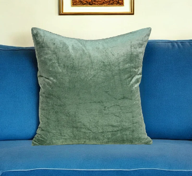 Round Pillows for Boho-Style InteriorsPlush Pillows for a Cozy Bed22" X 7" X 22" Transitional Green Solid Pillow Cover With Poly Insert Round Pillows for Boho-Style InteriorsPlush Pillows for a Cozy Bed22" X 7" X 22" Transitional Green Solid Pillow Cover With Poly Insert