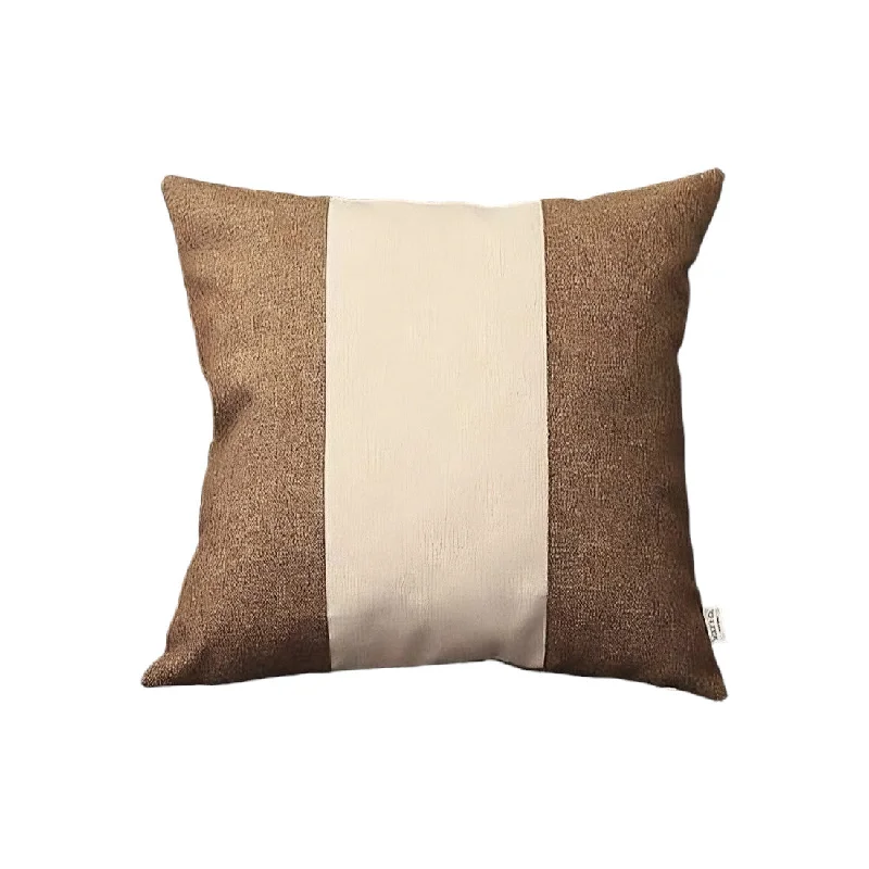 Firm Pillows for Side SleepersCooling Pillows for Hot SleepersSet of Two 18" Brown and Ivory Throw Pillow Cover Firm Pillows for Side SleepersCooling Pillows for Hot SleepersSet of Two 18" Brown and Ivory Throw Pillow Cover