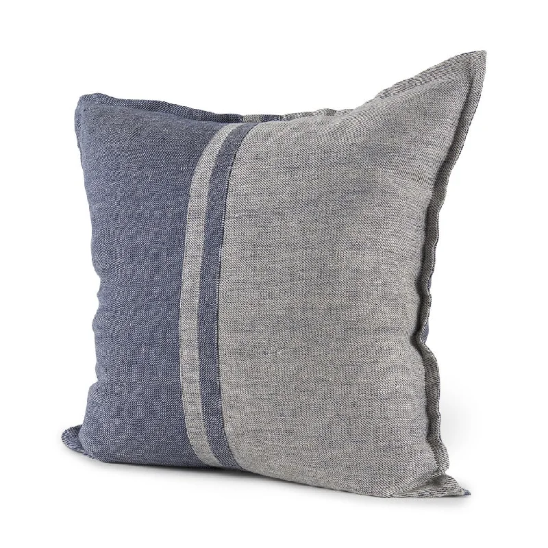 Adjustable Pillows for Customized ComfortKids Pillows with Fun DesignsGray And Blue Color Block Pillow Cover Adjustable Pillows for Customized ComfortKids Pillows with Fun DesignsGray And Blue Color Block Pillow Cover