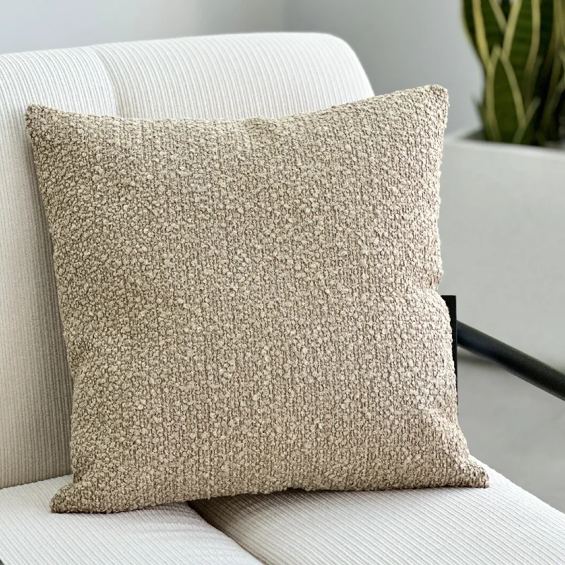 Cooling Pillows for Hot SleepersAdjustable Pillows for Customized ComfortBouclé Sand Square Pillow Cooling Pillows for Hot SleepersAdjustable Pillows for Customized ComfortBouclé Sand Square Pillow