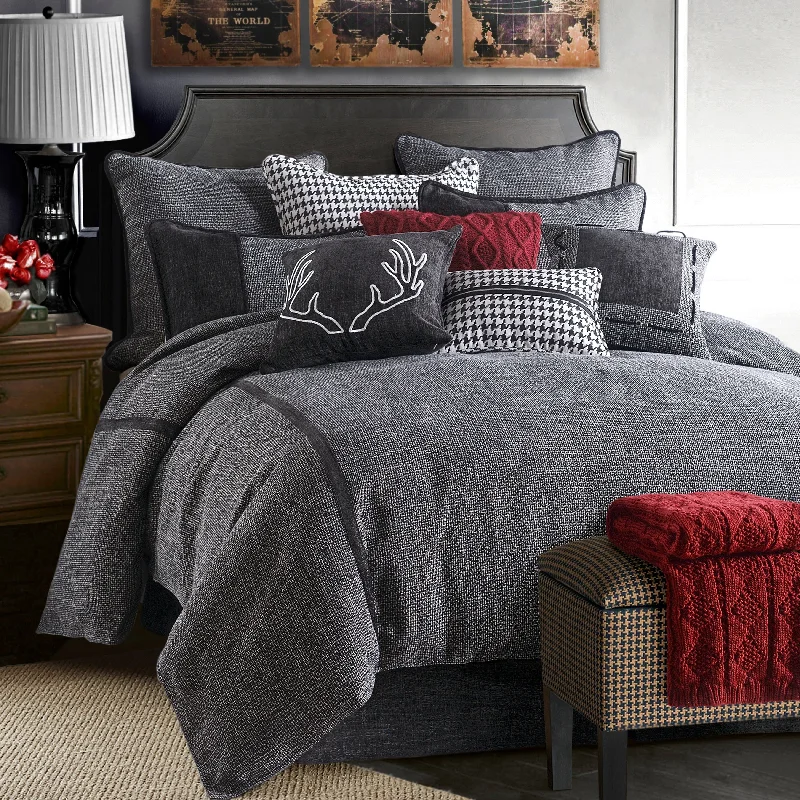 Latex - filled comforters with a bouncy texture and good supportHiEnd Accents Hamilton Chenille Tweed Comforter Set, 4PC Latex - filled comforters with a bouncy texture and good supportHiEnd Accents Hamilton Chenille Tweed Comforter Set, 4PC