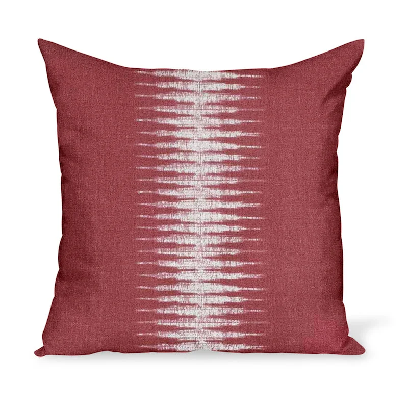 Square Pillows for Modern Home DecorDown Alternative Pillows for Ethical ChoicesPeter Dunham Textiles Ikat in Pomegranate Pillow Square Pillows for Modern Home DecorDown Alternative Pillows for Ethical ChoicesPeter Dunham Textiles Ikat in Pomegranate Pillow