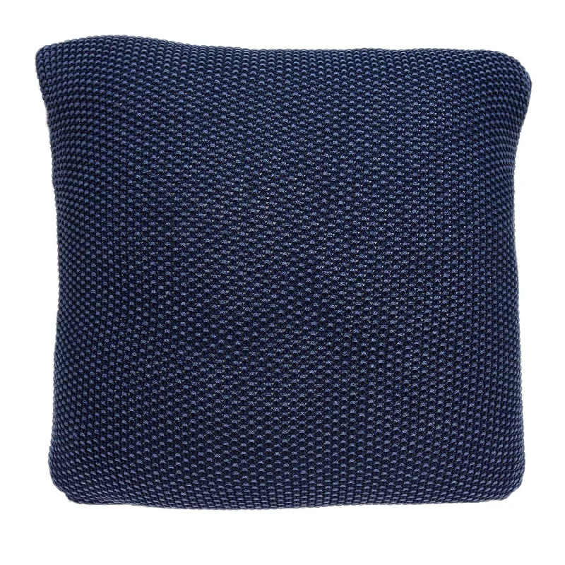 Soft and Fluffy Pillows for Bedroom ComfortHypoallergenic Pillows for Allergy Sufferers18" X 5" X 18" Transitional Blue Pillow Cover With Poly Insert Soft and Fluffy Pillows for Bedroom ComfortHypoallergenic Pillows for Allergy Sufferers18" X 5" X 18" Transitional Blue Pillow Cover With Poly Insert