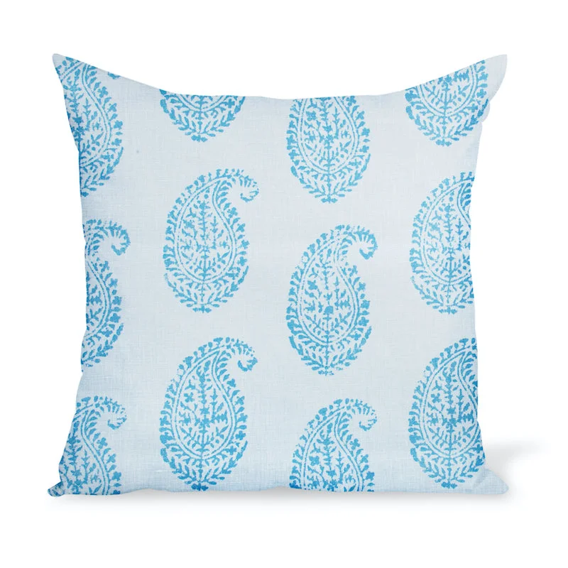 Feather Pillows for a Luxurious SleepMemory Foam Pillows for Neck SupportPeter Dunham Textiles Kashmir Paisley in Blue/Blue Pillow Feather Pillows for a Luxurious SleepMemory Foam Pillows for Neck SupportPeter Dunham Textiles Kashmir Paisley in Blue/Blue Pillow