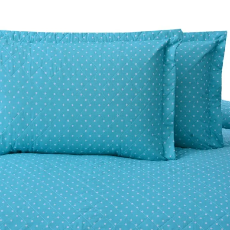 Back Support Pillows for Office ChairsOrthopedic Pillows for Back Pain ReliefPrinted & Quilted Pillow-Sky Blue Polka Back Support Pillows for Office ChairsOrthopedic Pillows for Back Pain ReliefPrinted & Quilted Pillow-Sky Blue Polka