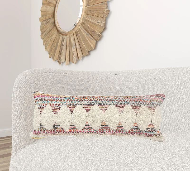 Kids Pillows with Fun DesignsCotton Pillows for Natural Comfort14" X 36" Off-White Red Blue Orange And Green 100% Cotton Striped Zippered Pillow Kids Pillows with Fun DesignsCotton Pillows for Natural Comfort14" X 36" Off-White Red Blue Orange And Green 100% Cotton Striped Zippered Pillow