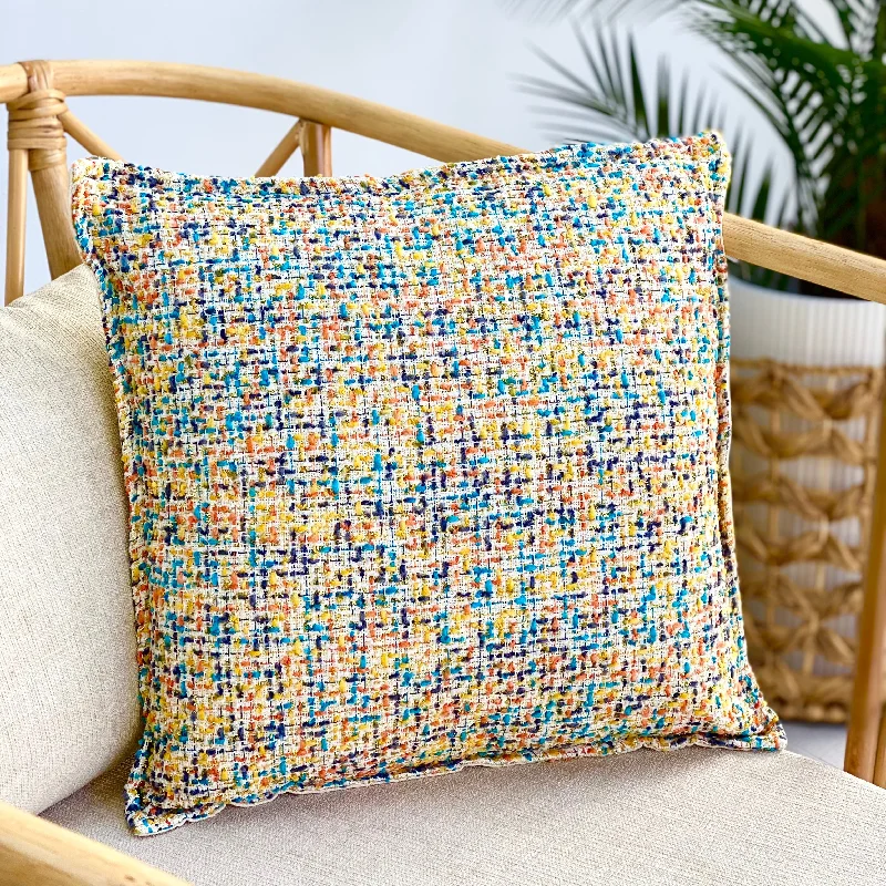 Firm Pillows for Side SleepersSquare Pillows for Modern Home DecorMulticolor Sky Tweed Pillow Firm Pillows for Side SleepersSquare Pillows for Modern Home DecorMulticolor Sky Tweed Pillow