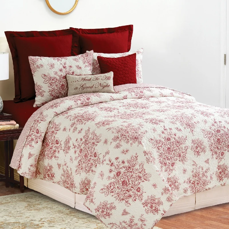 Duck down comforters with a softer feel and good warmth retentionNelly Red King 3 Piece Quilt Set Duck down comforters with a softer feel and good warmth retentionNelly Red King 3 Piece Quilt Set