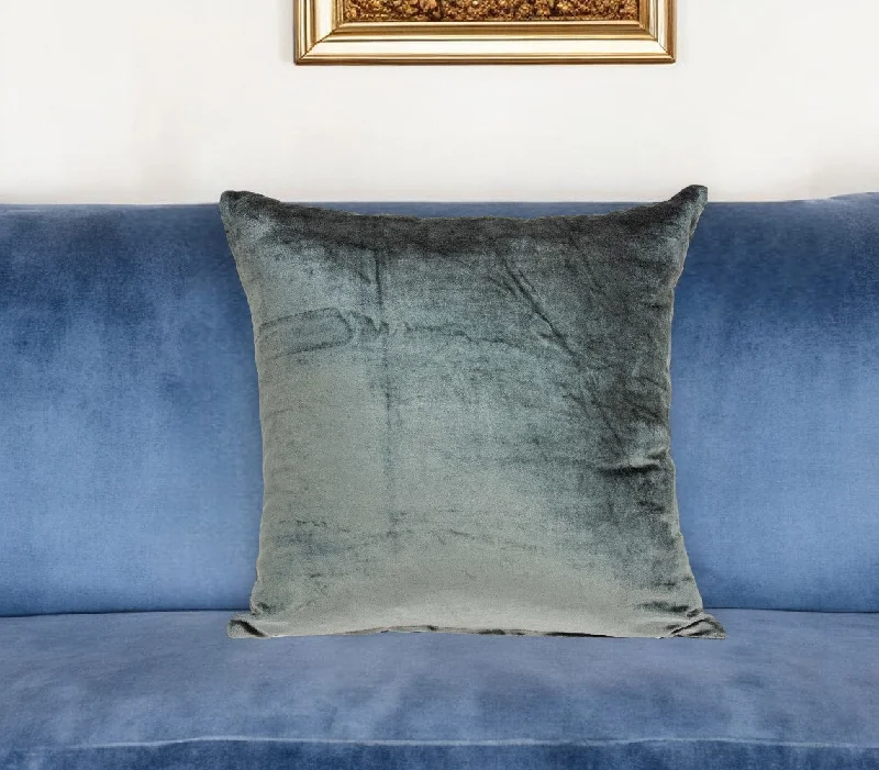 Soft and Fluffy Pillows for Bedroom ComfortDecorative Pillows for Living Room Makeover18" X 7" X 18" Transitional Charcoal Solid Pillow Cover With Poly Insert Soft and Fluffy Pillows for Bedroom ComfortDecorative Pillows for Living Room Makeover18" X 7" X 18" Transitional Charcoal Solid Pillow Cover With Poly Insert