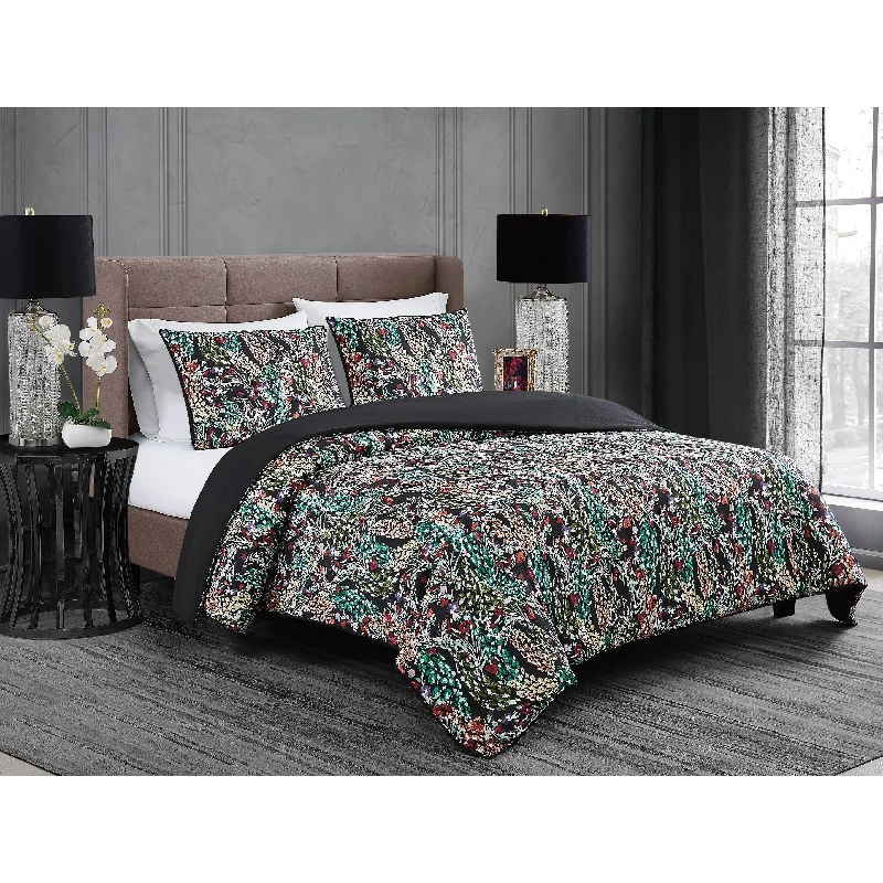 King - size comforters to fit large king - sized beds perfectlyBadgley Mischka Home Cassat Floral 3 Piece Comforter Set King - size comforters to fit large king - sized beds perfectlyBadgley Mischka Home Cassat Floral 3 Piece Comforter Set