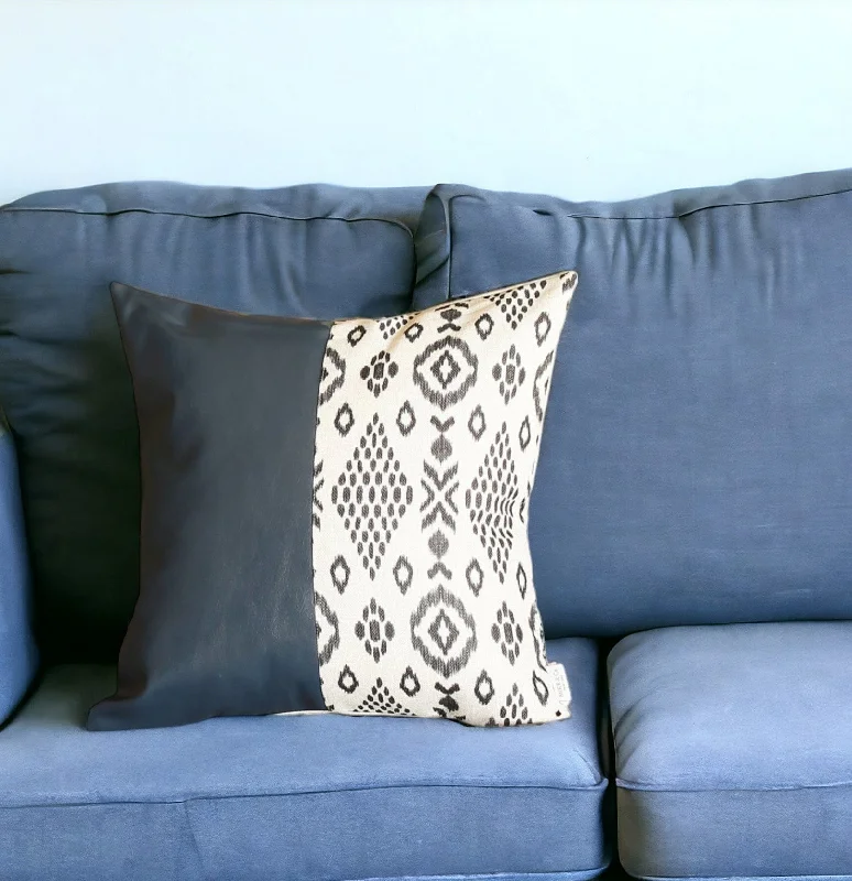 Down Alternative Pillows for Ethical ChoicesBolster Pillows for Sofa Decoration17" Navy Blue Faux Leather Throw Pillow Cover Down Alternative Pillows for Ethical ChoicesBolster Pillows for Sofa Decoration17" Navy Blue Faux Leather Throw Pillow Cover