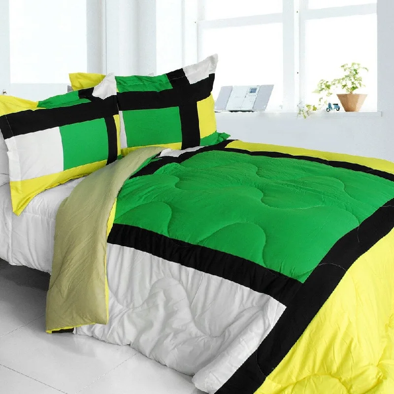 King - size comforters to fit large king - sized beds perfectlyLush World Quilted Patchwork Down Alternative Comforter Set (King Size) King - size comforters to fit large king - sized beds perfectlyLush World Quilted Patchwork Down Alternative Comforter Set (King Size)