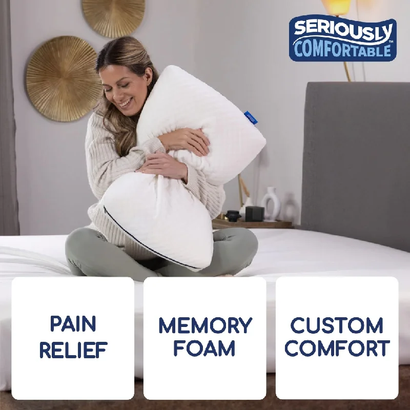 Memory Foam Pillows for Neck SupportPregnancy Pillows for Expectant MothersSeriously Comfortable	Revolution Comfort Pillow
