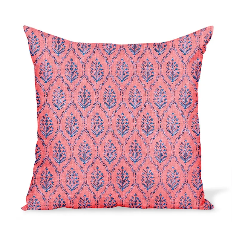 Plush Pillows for a Cozy BedPlush Pillows for a Cozy BedPeter Dunham Textiles Jaali in Indigo on Raspberry Pillow Plush Pillows for a Cozy BedPlush Pillows for a Cozy BedPeter Dunham Textiles Jaali in Indigo on Raspberry Pillow