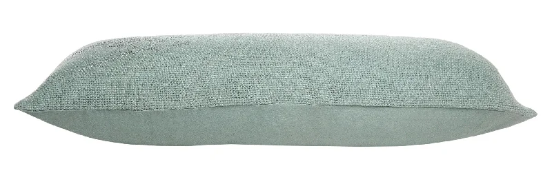 Lumbar Support Pillows for Car SeatsCooling Pillows for Hot Sleepers14" X 36" Blue Mint And Silver Polyester Geometric Zippered Pillow Lumbar Support Pillows for Car SeatsCooling Pillows for Hot Sleepers14" X 36" Blue Mint And Silver Polyester Geometric Zippered Pillow