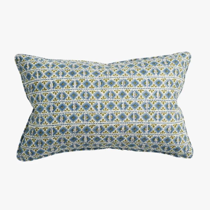 Round Pillows for Boho-Style InteriorsVelvet Pillows for a Touch of EleganceIshtar Moss Azure Lumbar Pillow Cover Round Pillows for Boho-Style InteriorsVelvet Pillows for a Touch of EleganceIshtar Moss Azure Lumbar Pillow Cover