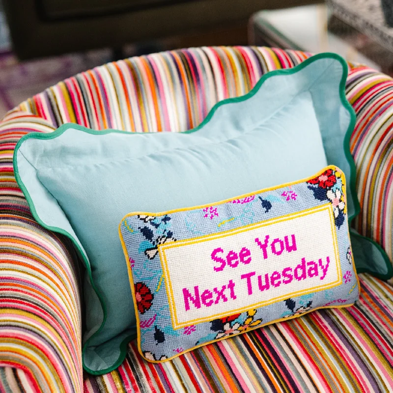 Lumbar Support Pillows for Car SeatsHypoallergenic Pillows for Allergy SufferersNext Tuesday Needlepoint Pillow Lumbar Support Pillows for Car SeatsHypoallergenic Pillows for Allergy SufferersNext Tuesday Needlepoint Pillow