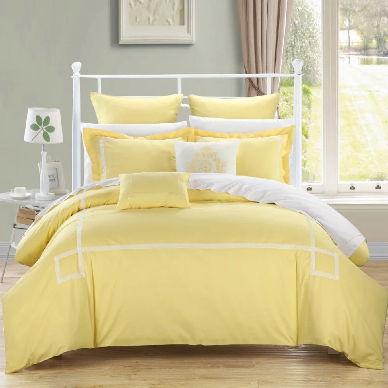 King - size comforters to fit large king - sized beds perfectlyCopper Grove Minesing Yellow 7-piece Embroidered Comforter Set King - size comforters to fit large king - sized beds perfectlyCopper Grove Minesing Yellow 7-piece Embroidered Comforter Set