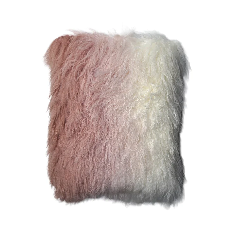 Cooling Pillows for Hot SleepersFirm Pillows for Side SleepersIvory to Rose Ombre Tibetan Fur Lumbar Pillow 14"x18" Cooling Pillows for Hot SleepersFirm Pillows for Side SleepersIvory to Rose Ombre Tibetan Fur Lumbar Pillow 14"x18"