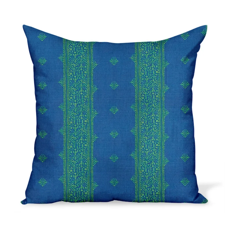Cooling Pillows for Hot SleepersFirm Pillows for Side SleepersPeter Dunham Textiles Outdoor Fez in Green/Indigo Pillow Cooling Pillows for Hot SleepersFirm Pillows for Side SleepersPeter Dunham Textiles Outdoor Fez in Green/Indigo Pillow