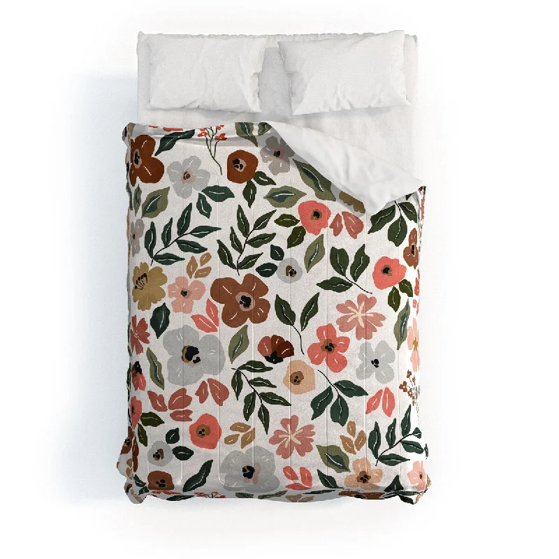 Wool - filled comforters with natural moisture - wicking and temperature - regulating featuresMarta Barragan Camarasa Simple Flowery Garden 0I Made To Order Full Comforter Wool - filled comforters with natural moisture - wicking and temperature - regulating featuresMarta Barragan Camarasa Simple Flowery Garden 0I Made To Order Full Comforter