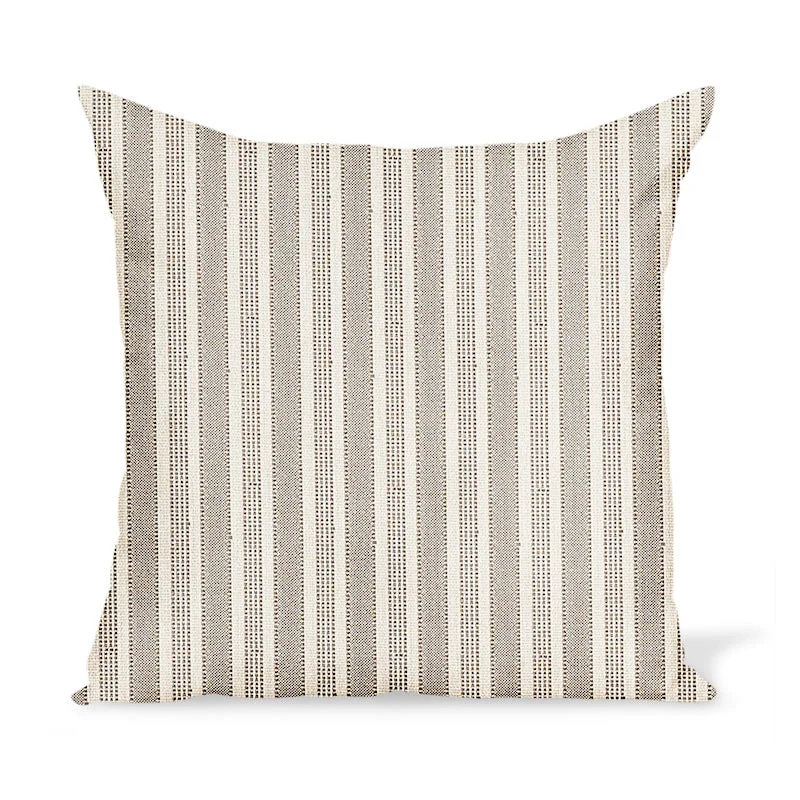 Cotton Pillows for Natural ComfortDown Alternative Pillows for Ethical ChoicesPeter Dunham Textiles Outdoor Amida in Stone on Natural Pillow Cotton Pillows for Natural ComfortDown Alternative Pillows for Ethical ChoicesPeter Dunham Textiles Outdoor Amida in Stone on Natural Pillow