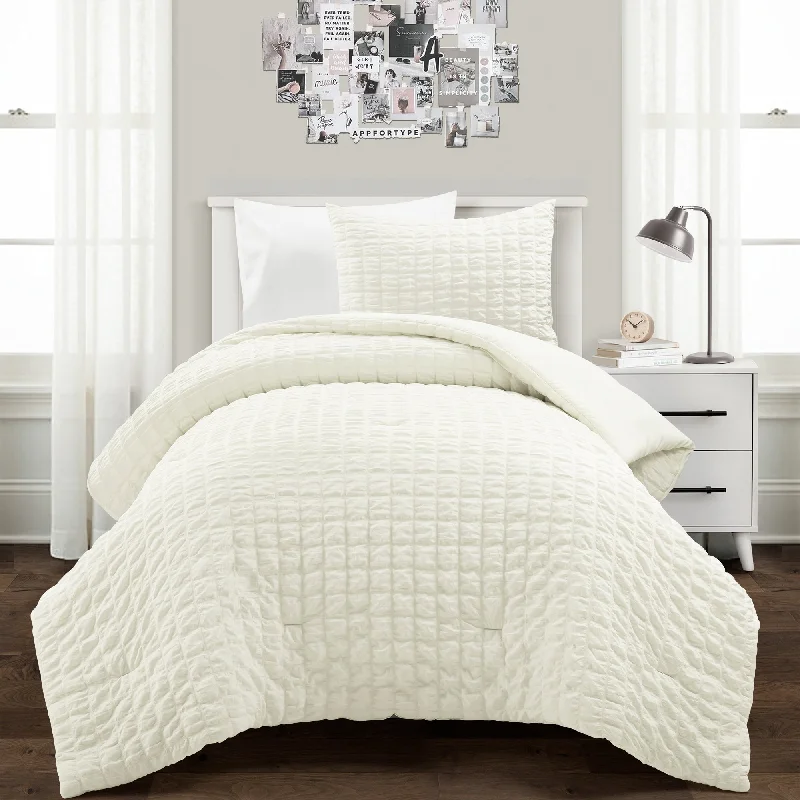 Bamboo - fiber - filled comforters with antibacterial and breathable qualitiesLush Decor Crinkle Textured Dobby Comforter Set Bamboo - fiber - filled comforters with antibacterial and breathable qualitiesLush Decor Crinkle Textured Dobby Comforter Set