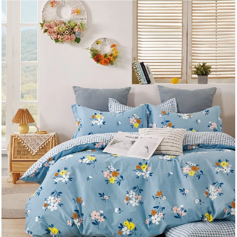 Silk - filled comforters for a luxurious and smooth touchQuinn 100% Cotton Reversible Comforter Set Silk - filled comforters for a luxurious and smooth touchQuinn 100% Cotton Reversible Comforter Set