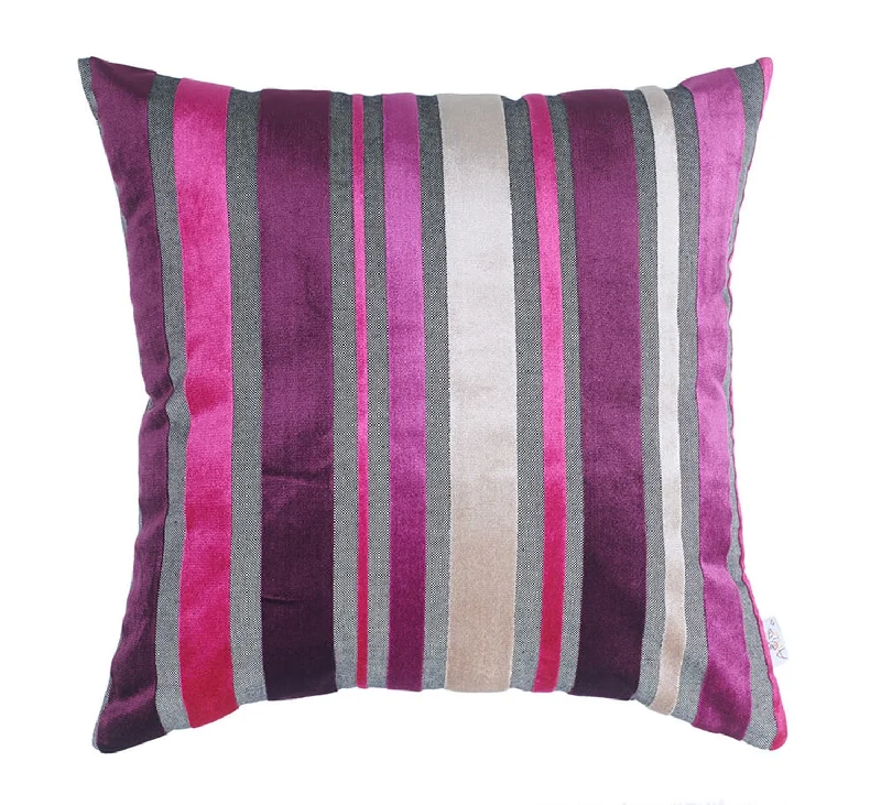 Bolster Pillows for Sofa DecorationMemory Foam Pillows for Neck SupportSet Of 2 Purple Varigated Stripe Decorative Pillow Covers Bolster Pillows for Sofa DecorationMemory Foam Pillows for Neck SupportSet Of 2 Purple Varigated Stripe Decorative Pillow Covers