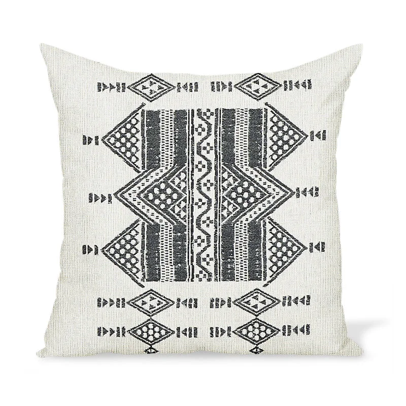 Down Alternative Pillows for Ethical ChoicesAdjustable Pillows for Customized ComfortPeter Dunham Textiles Outdoor Mombasa in Black on Natural Pillow Down Alternative Pillows for Ethical ChoicesAdjustable Pillows for Customized ComfortPeter Dunham Textiles Outdoor Mombasa in Black on Natural Pillow