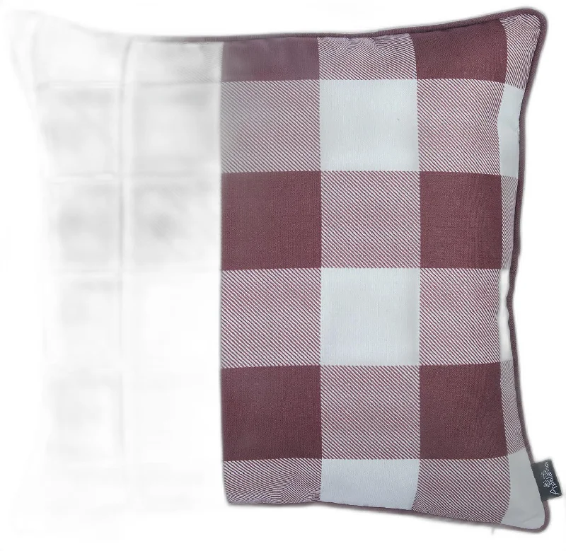 Adjustable Pillows for Customized ComfortTravel Pillows for Long JourneysSet of Two 18" X 18" Purple and White Polyester Pillow Cover Adjustable Pillows for Customized ComfortTravel Pillows for Long JourneysSet of Two 18" X 18" Purple and White Polyester Pillow Cover