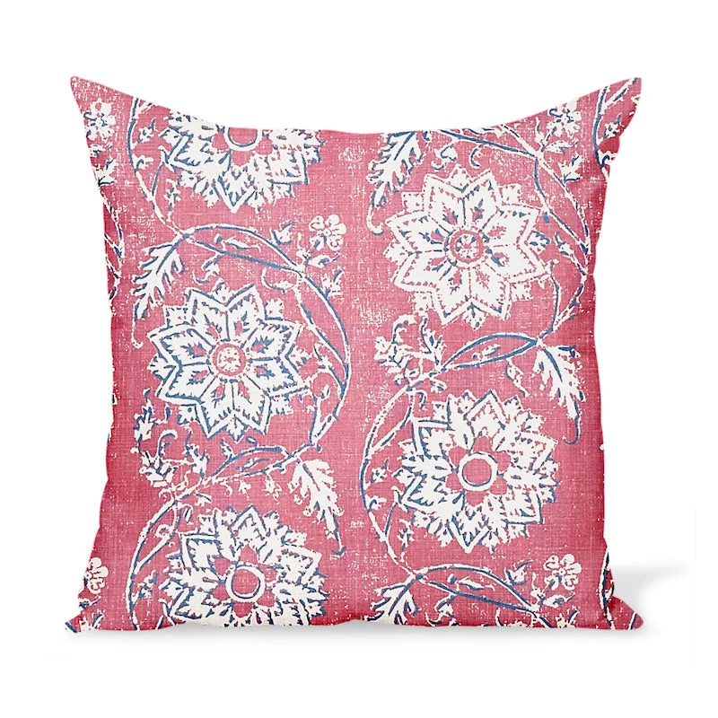 Silk Pillows for Smooth Skin and HairBolster Pillows for Sofa DecorationPeter Dunham Textiles Monica in Geranium Pink Pillow Silk Pillows for Smooth Skin and HairBolster Pillows for Sofa DecorationPeter Dunham Textiles Monica in Geranium Pink Pillow