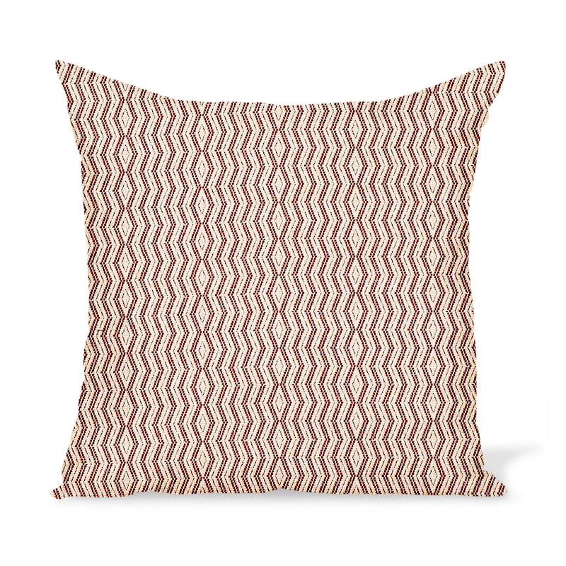 Plush Pillows for a Cozy BedBack Support Pillows for Office ChairsPeter Dunham Textiles Outdoor Persis in Red on Natural Pillow Plush Pillows for a Cozy BedBack Support Pillows for Office ChairsPeter Dunham Textiles Outdoor Persis in Red on Natural Pillow