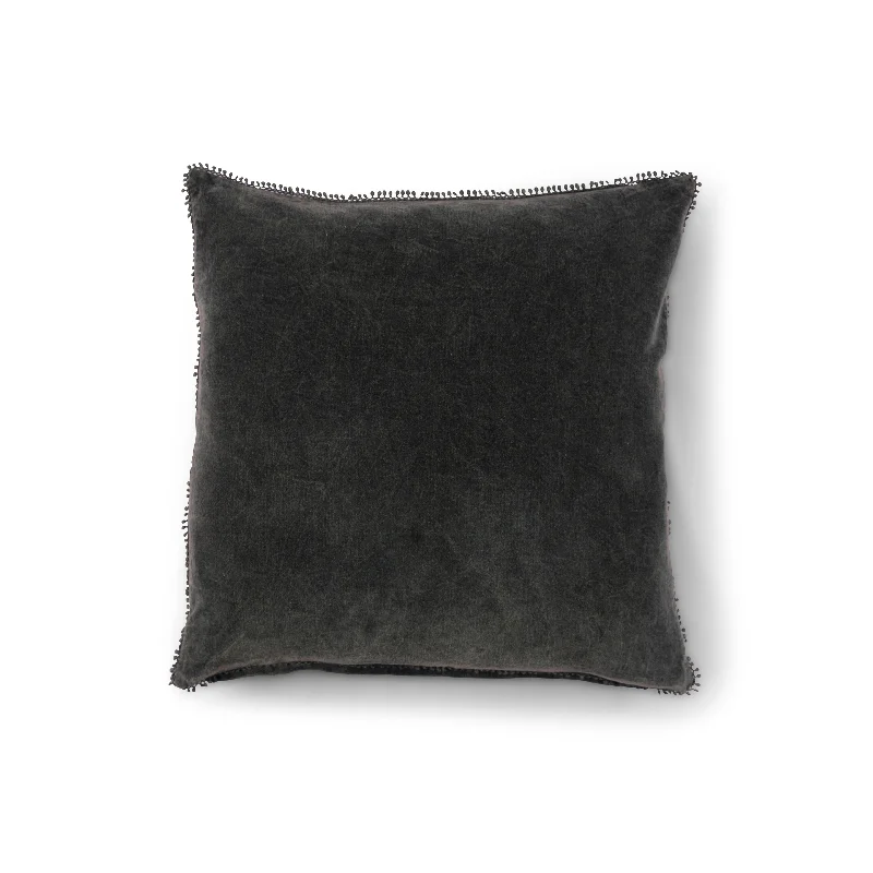 Pregnancy Pillows for Expectant MothersDown Alternative Pillows for Ethical ChoicesPine Velvet Pillow With Poms - 22"x22 Pregnancy Pillows for Expectant MothersDown Alternative Pillows for Ethical ChoicesPine Velvet Pillow With Poms - 22"x22