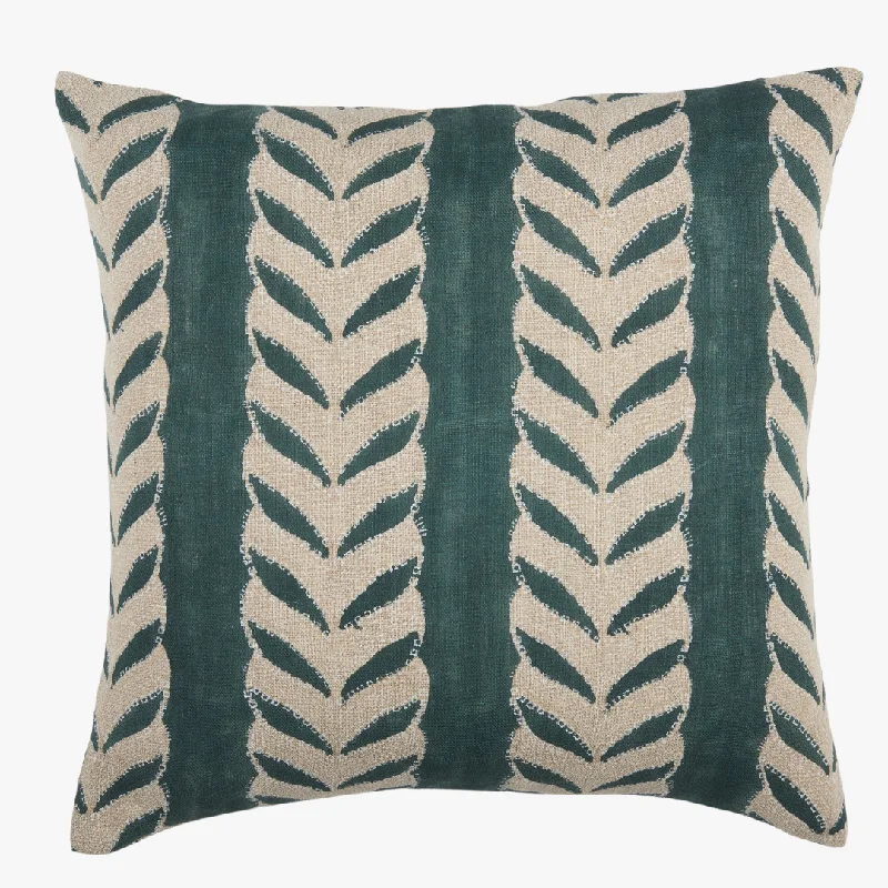 Bolster Pillows for Sofa DecorationFeather Pillows for a Luxurious SleepClaire Teal Pillow Cover