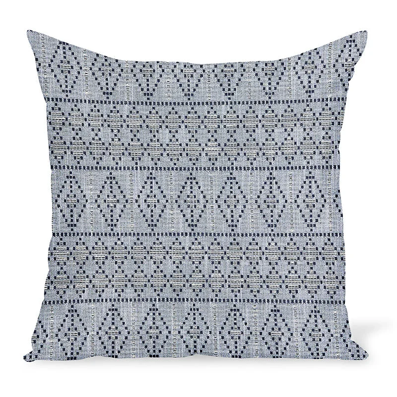 Memory Foam Pillows for Neck SupportOrthopedic Pillows for Back Pain ReliefPeter Dunham Textiles Outdoor Souk in Indigo/White on Ocean Pillow Memory Foam Pillows for Neck SupportOrthopedic Pillows for Back Pain ReliefPeter Dunham Textiles Outdoor Souk in Indigo/White on Ocean Pillow