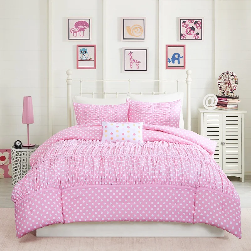 Queen - size comforters for standard queen - sized mattressesMi Zone Penelope 4-piece Comforter Set Queen - size comforters for standard queen - sized mattressesMi Zone Penelope 4-piece Comforter Set