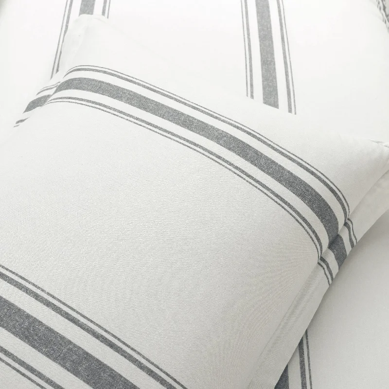 Bamboo - fiber - filled comforters with antibacterial and breathable qualitiesLush Decor Farmhouse Stripe 3-piece Comforter Set Bamboo - fiber - filled comforters with antibacterial and breathable qualitiesLush Decor Farmhouse Stripe 3-piece Comforter Set