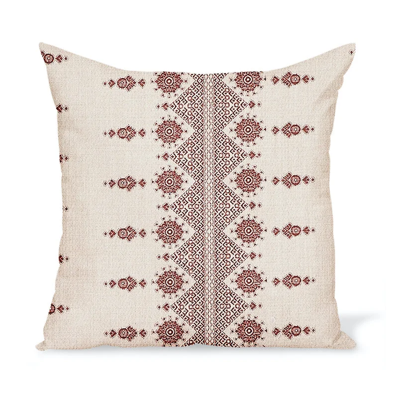 Square Pillows for Modern Home DecorSoft and Fluffy Pillows for Bedroom ComfortPeter Dunham Textiles Outdoor Carmania in Red on Natural Pillow Square Pillows for Modern Home DecorSoft and Fluffy Pillows for Bedroom ComfortPeter Dunham Textiles Outdoor Carmania in Red on Natural Pillow