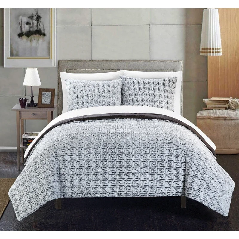 Queen - size comforters for standard queen - sized mattressesChic Home Livadia Grey Queen 3-piece Comforter Set Queen - size comforters for standard queen - sized mattressesChic Home Livadia Grey Queen 3-piece Comforter Set