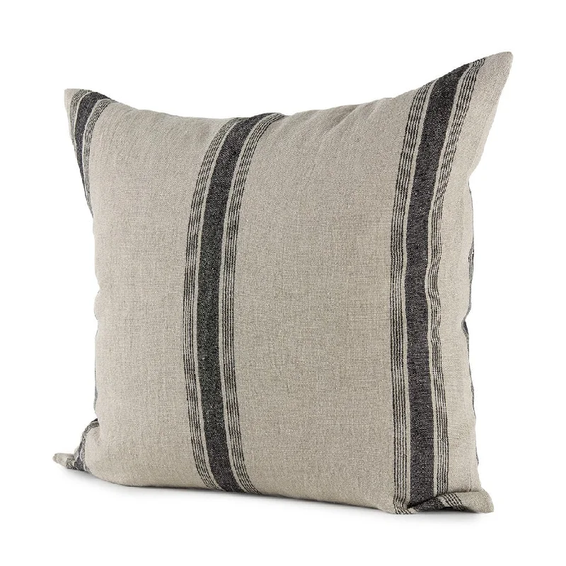 Decorative Pillows for Living Room MakeoverSquare Pillows for Modern Home DecorBeige And Black Striped Pillow Cover Decorative Pillows for Living Room MakeoverSquare Pillows for Modern Home DecorBeige And Black Striped Pillow Cover
