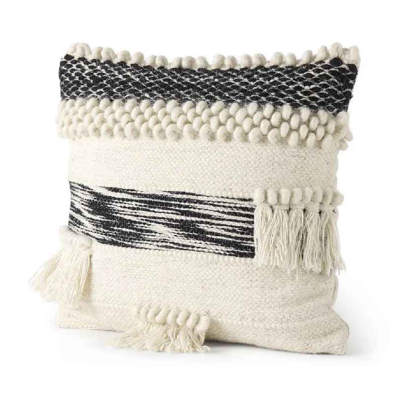 Square Pillows for Modern Home DecorAdjustable Pillows for Customized ComfortBoho Black And White Accent Pillow Cover Square Pillows for Modern Home DecorAdjustable Pillows for Customized ComfortBoho Black And White Accent Pillow Cover