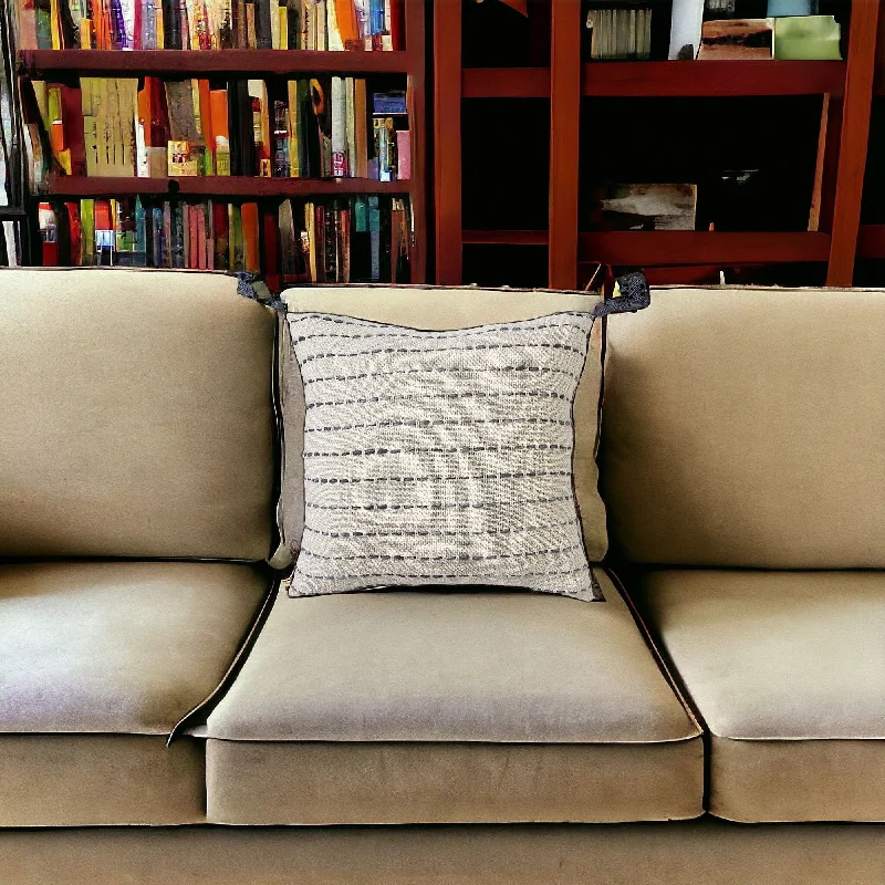 Velvet Pillows for a Touch of EleganceDecorative Pillows for Living Room Makeover20" White Cotton Pillow With Tassels Edges Velvet Pillows for a Touch of EleganceDecorative Pillows for Living Room Makeover20" White Cotton Pillow With Tassels Edges