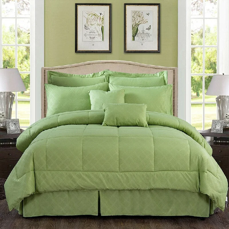 Silk - filled comforters for a luxurious and smooth touch10 Piece Comforter Set Soft Bed in a Bag Comforter Twin Lemon Silk - filled comforters for a luxurious and smooth touch10 Piece Comforter Set Soft Bed in a Bag Comforter Twin Lemon