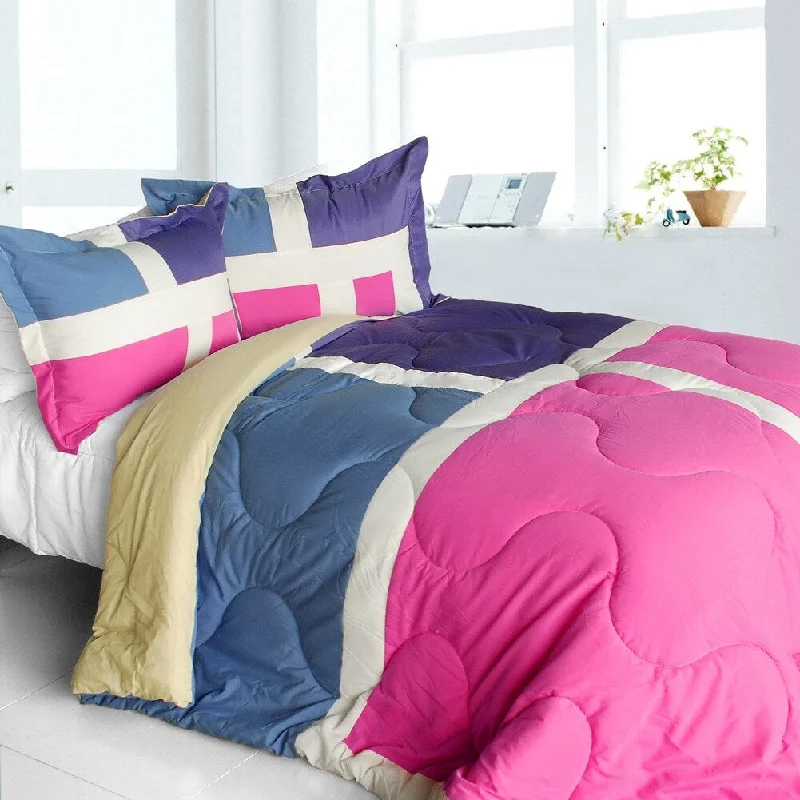 Wool - filled comforters with natural moisture - wicking and temperature - regulating featuresNice Tamil Quilted Patchwork Down Alternative Comforter Set Wool - filled comforters with natural moisture - wicking and temperature - regulating featuresNice Tamil Quilted Patchwork Down Alternative Comforter Set