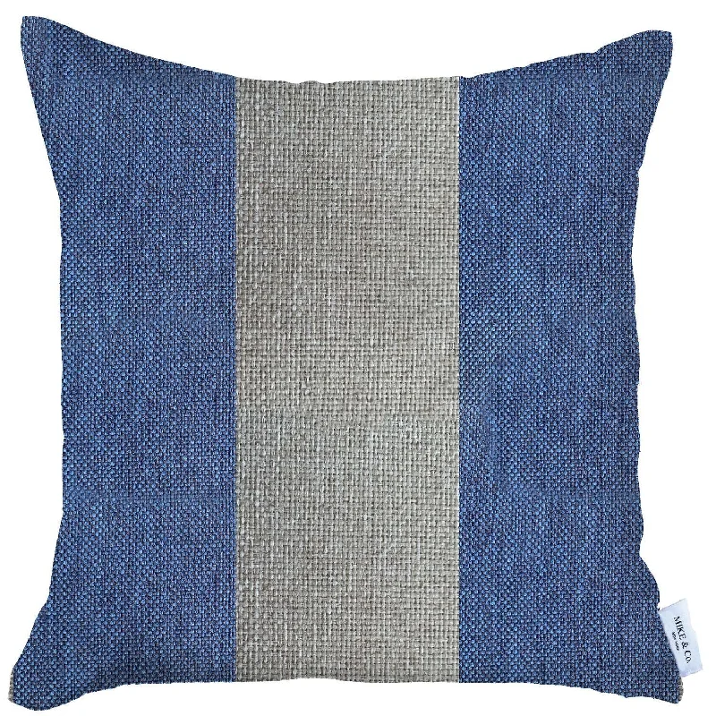 Velvet Pillows for a Touch of EleganceSoft and Fluffy Pillows for Bedroom Comfort18" X 18" Grey And Blue Geometric Zippered Handmade Polyester Throw Pillow Cover Velvet Pillows for a Touch of EleganceSoft and Fluffy Pillows for Bedroom Comfort18" X 18" Grey And Blue Geometric Zippered Handmade Polyester Throw Pillow Cover