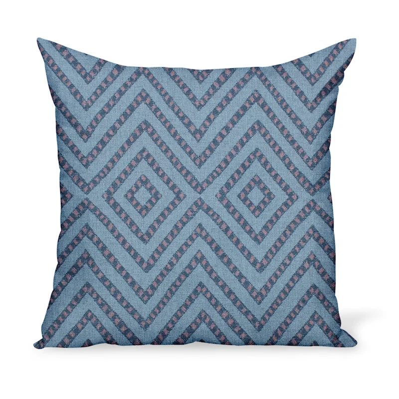 Memory Foam Pillows for Neck SupportCotton Pillows for Natural ComfortPeter Dunham Textiles Outdoor Mansa in Blue/Red Pillow Memory Foam Pillows for Neck SupportCotton Pillows for Natural ComfortPeter Dunham Textiles Outdoor Mansa in Blue/Red Pillow
