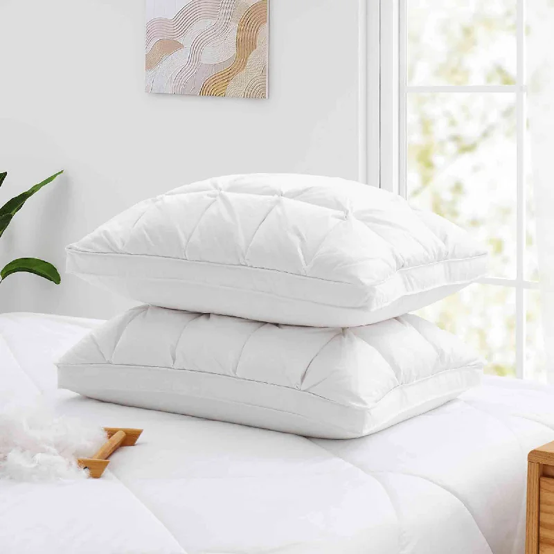 Plush Pillows for a Cozy BedTravel Pillows for Long Journeys2 Pack Luxury Puffy Down Pillows Plush Pillows for a Cozy BedTravel Pillows for Long Journeys2 Pack Luxury Puffy Down Pillows